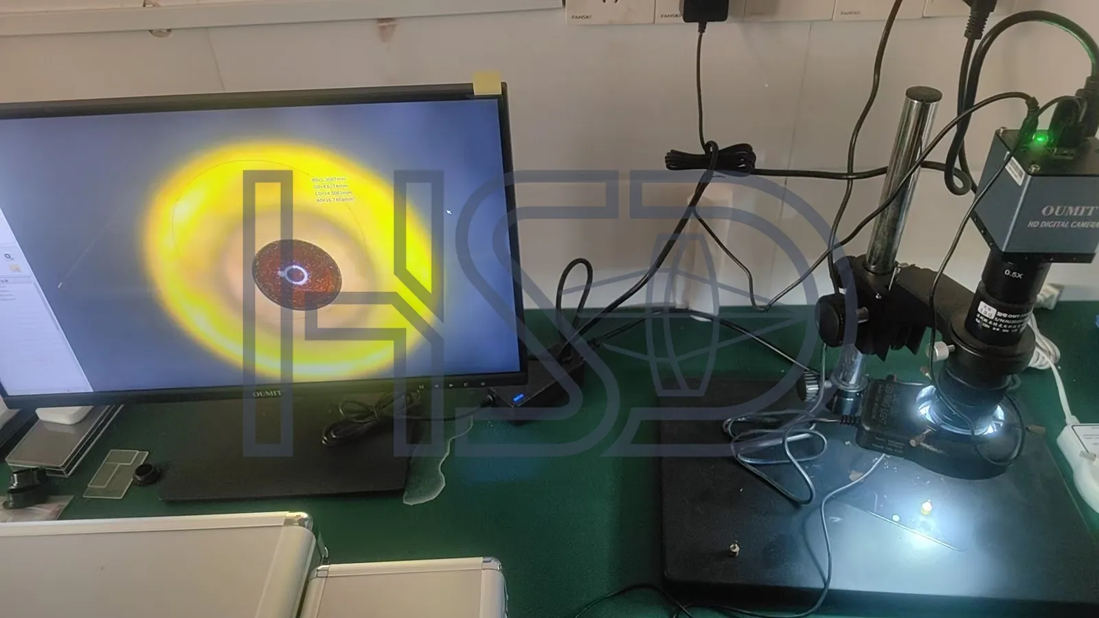 HSD optical inspection bench