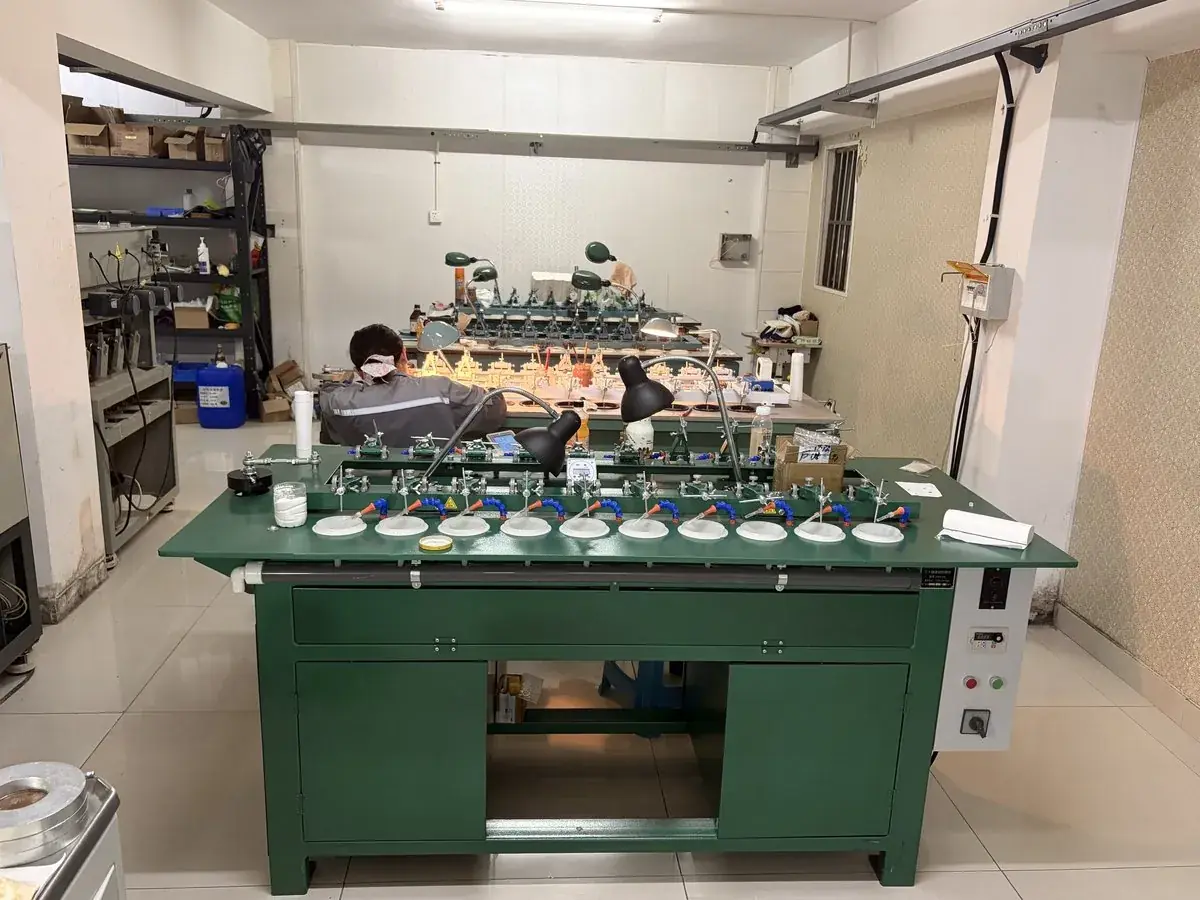 Micro lens production — in-house