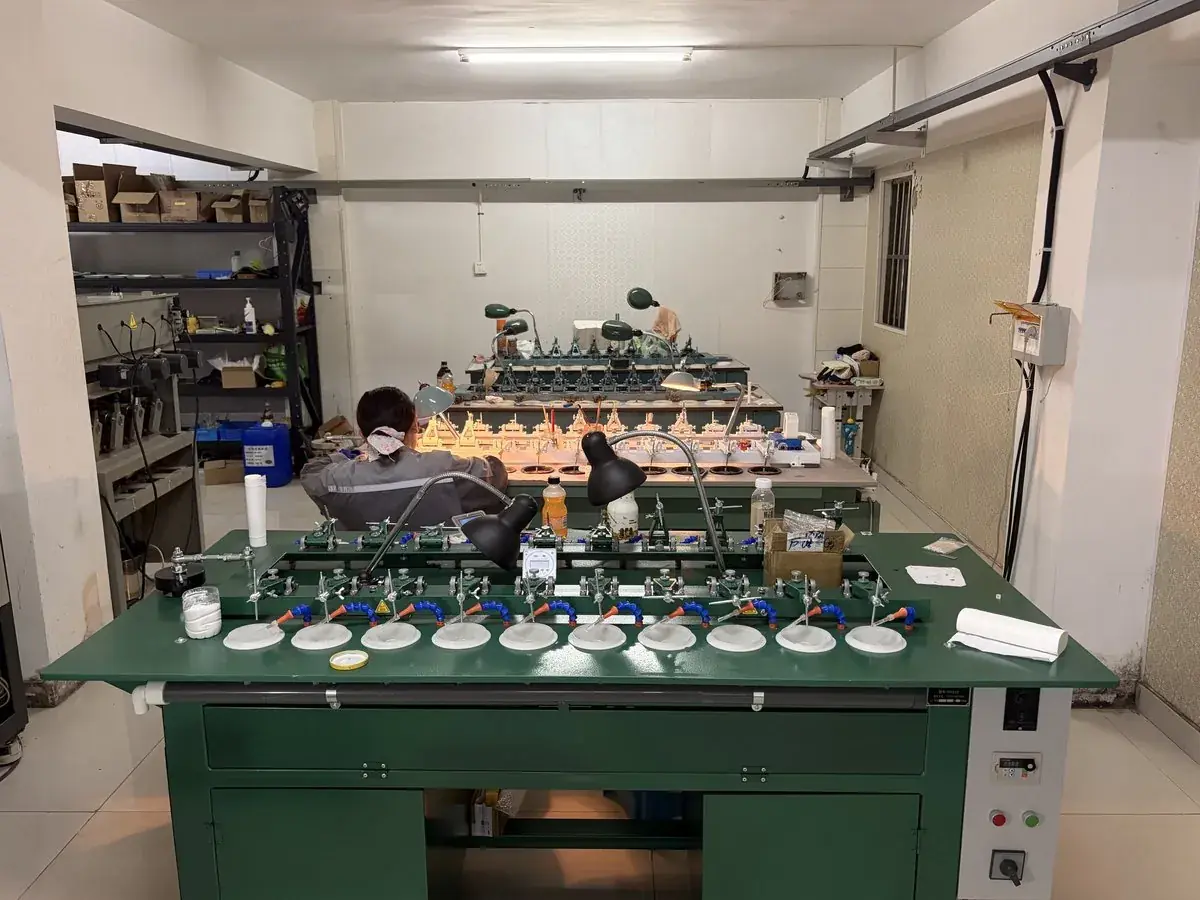 Micro lens production line