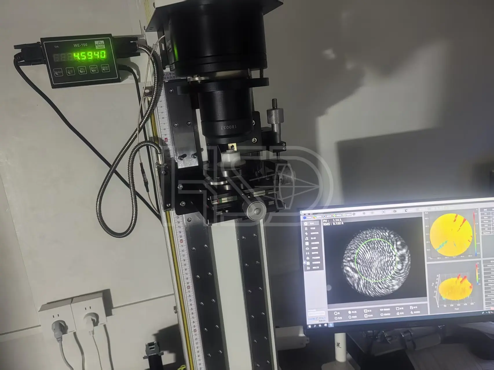 Inspection record for this product line — real measured surface data