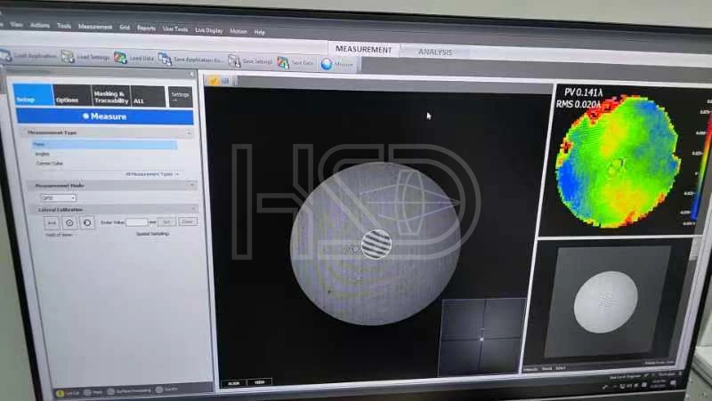 Interferometric surface verification for this product line