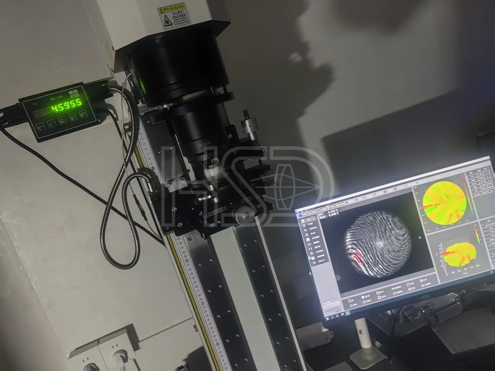 Inspection record for this product line — real measured surface data