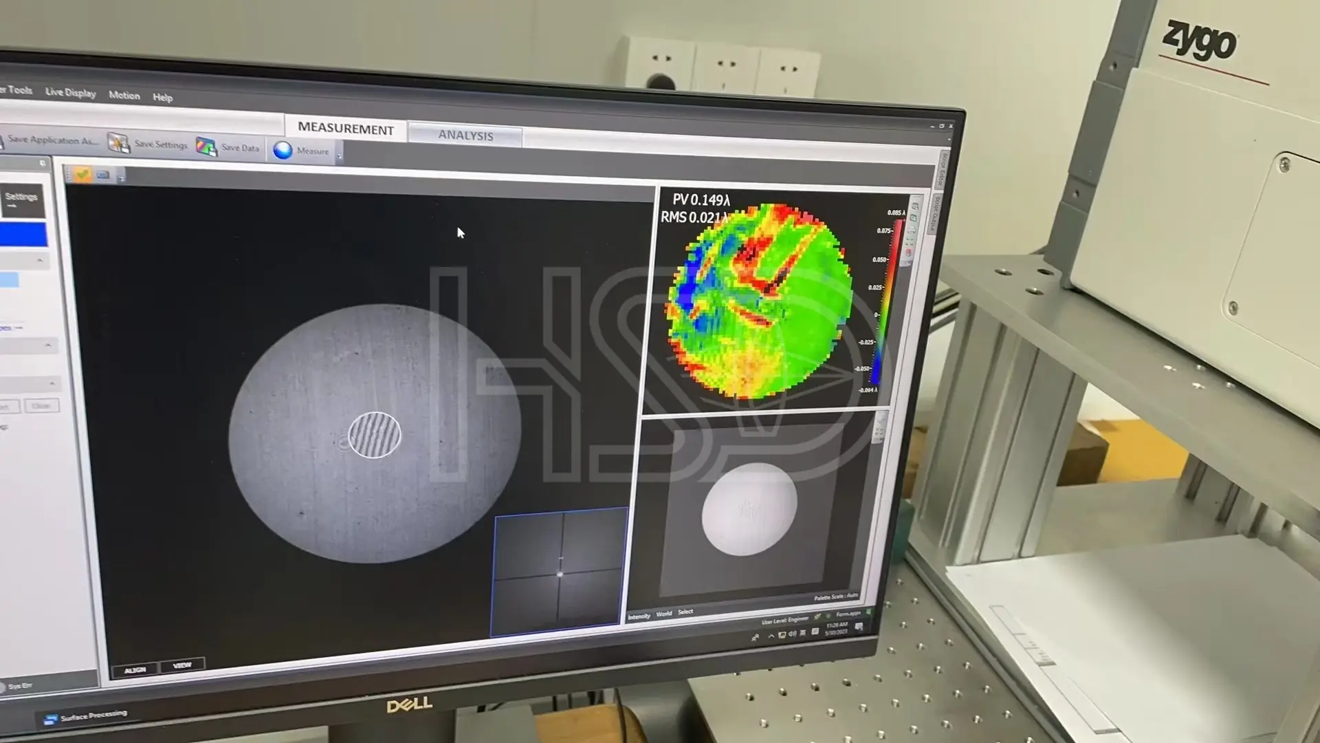 Interferometric surface verification at HSD Optical
