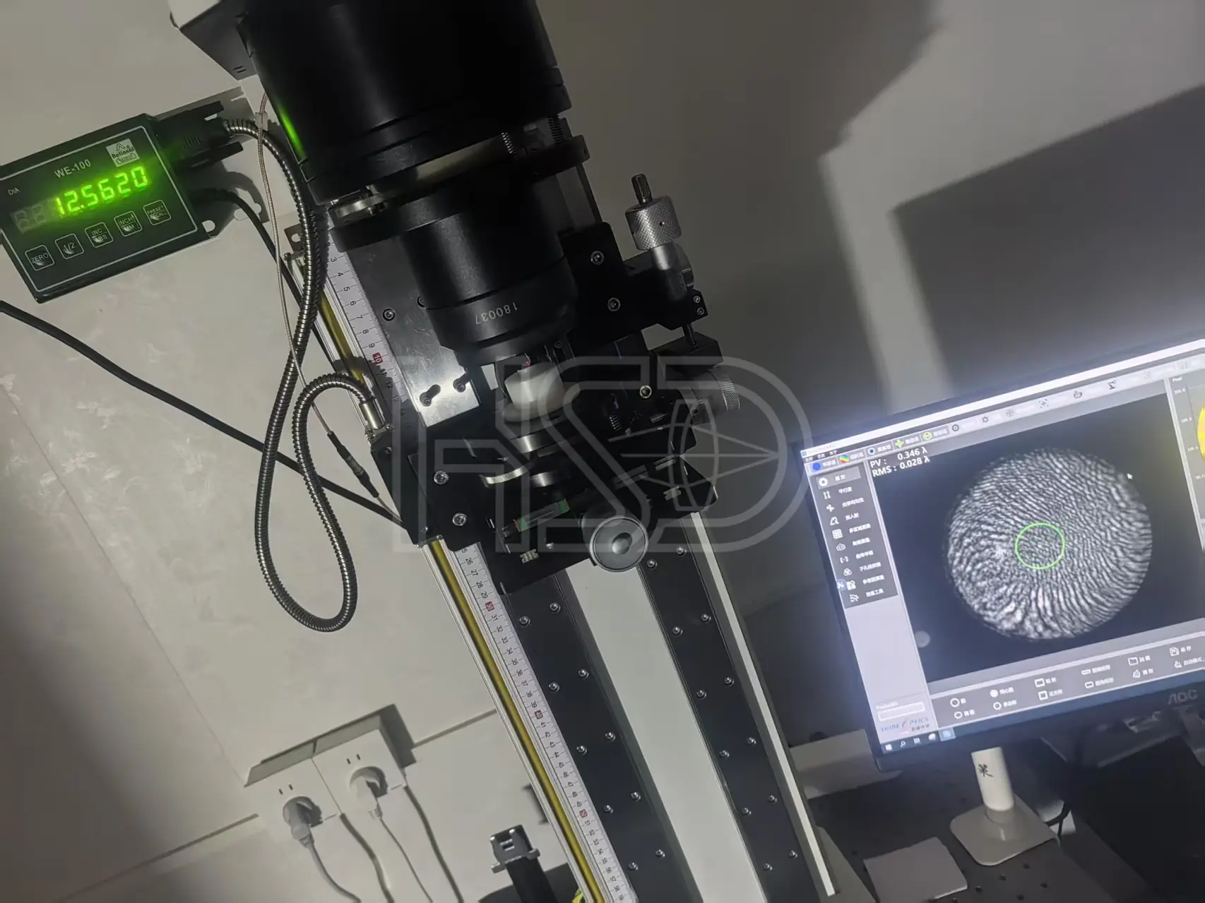 Inspection record for this product line — real measured surface data