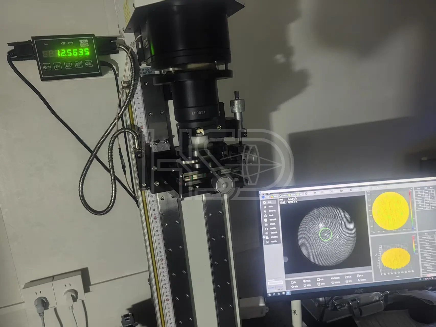 Inspection record for this product line — real measured surface data