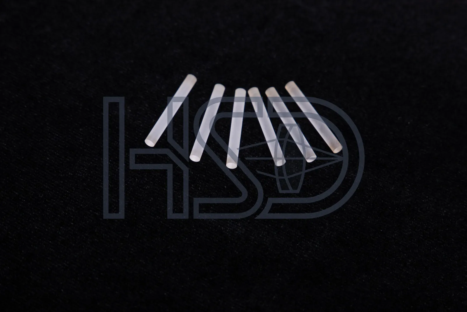 Precision-ground white rod lens blank for AR/HR coating lines