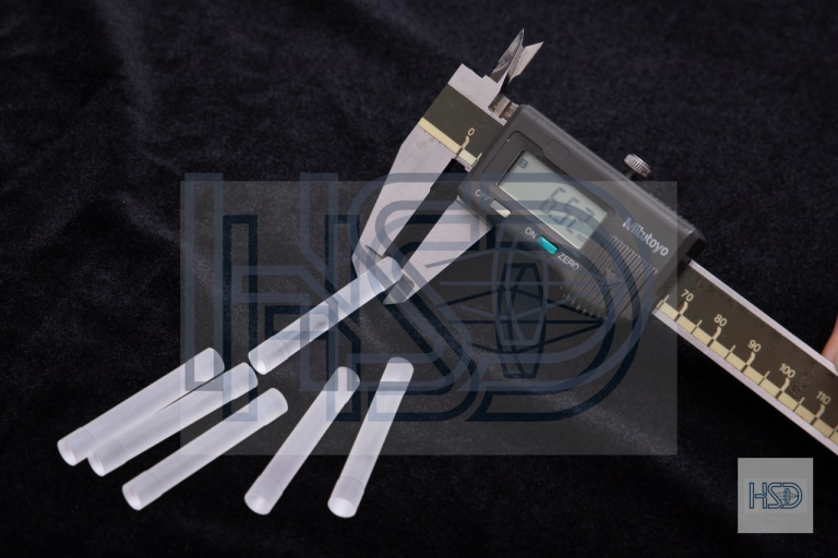 Precision rod lens blanks supplied to coating laboratories